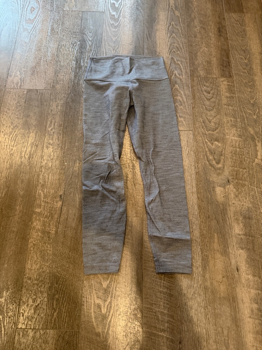 Gray Seamless High-Waist Leggings